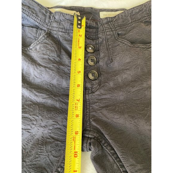 Pilcro and the Letterpress By Anthropologie High Rise Skinny Pants Gray Size 26 - Picture 10 of 16